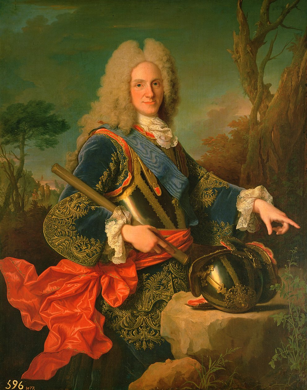 フィリップ5世の肖像（1683-1746） 作： ジャン・ランク
