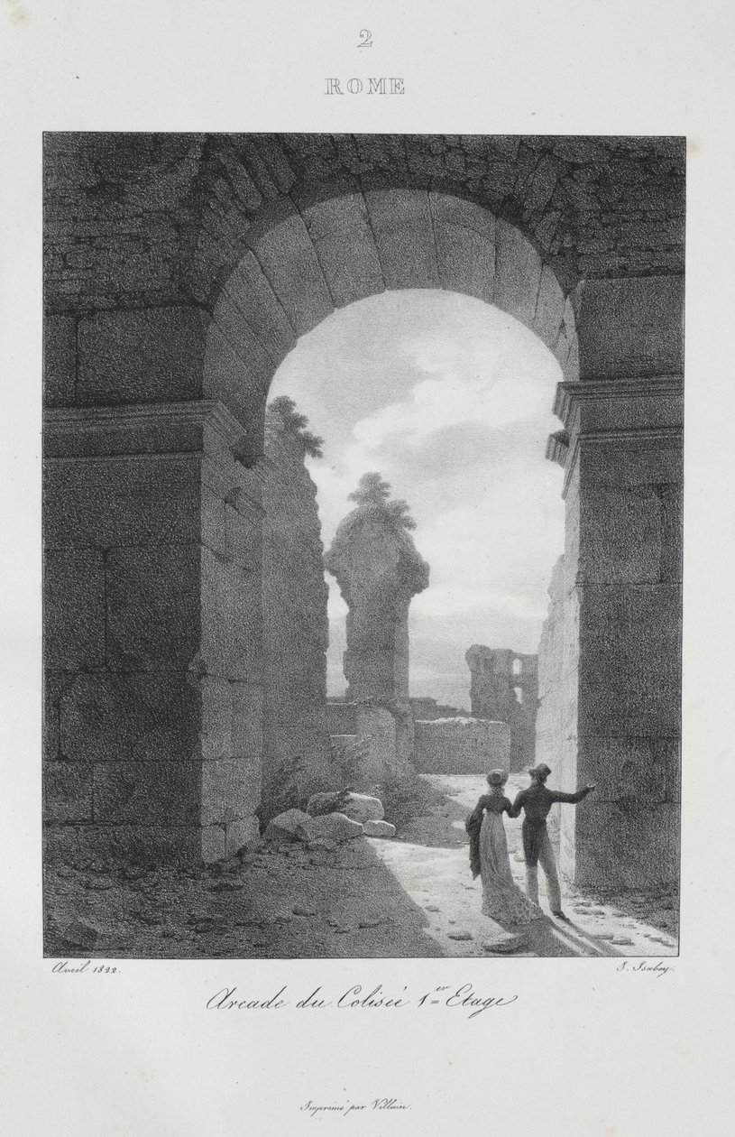 1822年のイタリア旅行 作： ジャン＝バティスト・イザベイ
