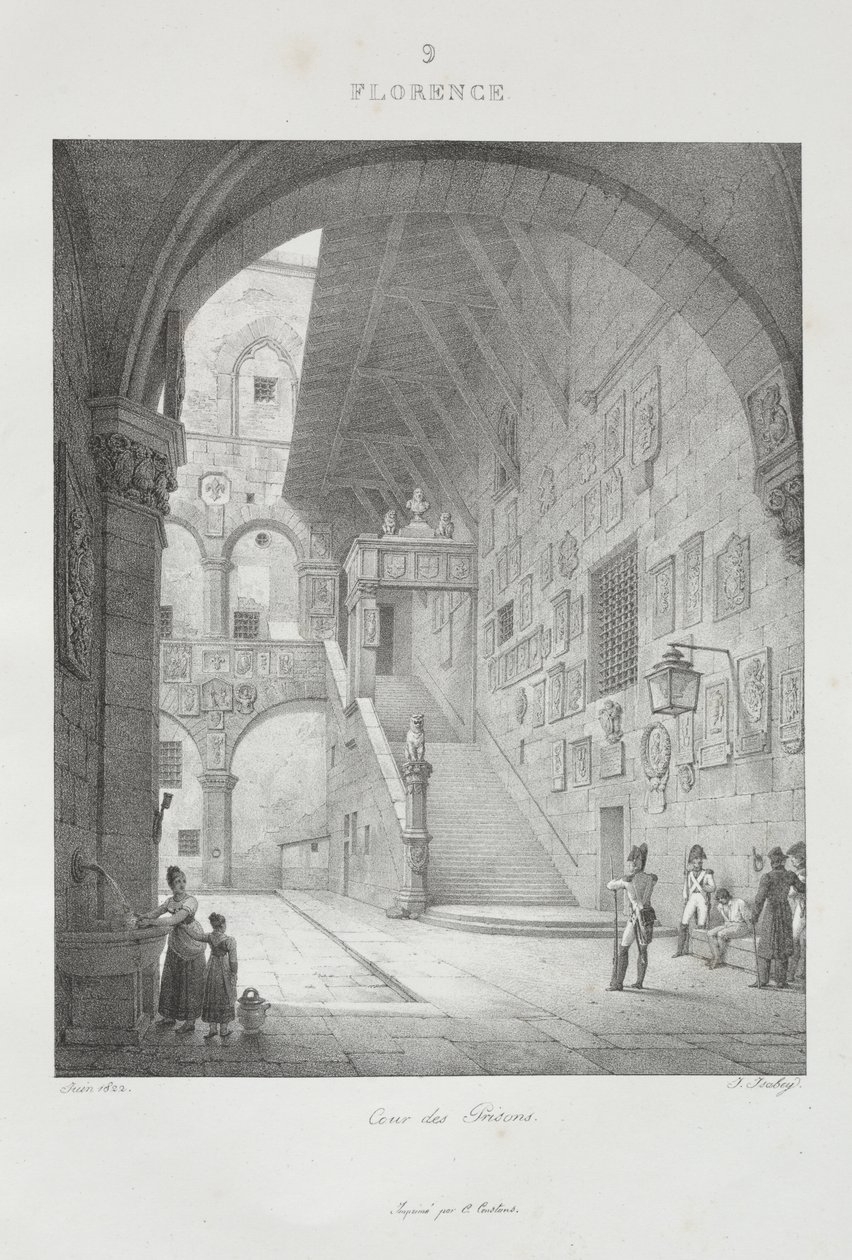 1822年のイタリア旅行 作： ジャン＝バティスト・イザベイ