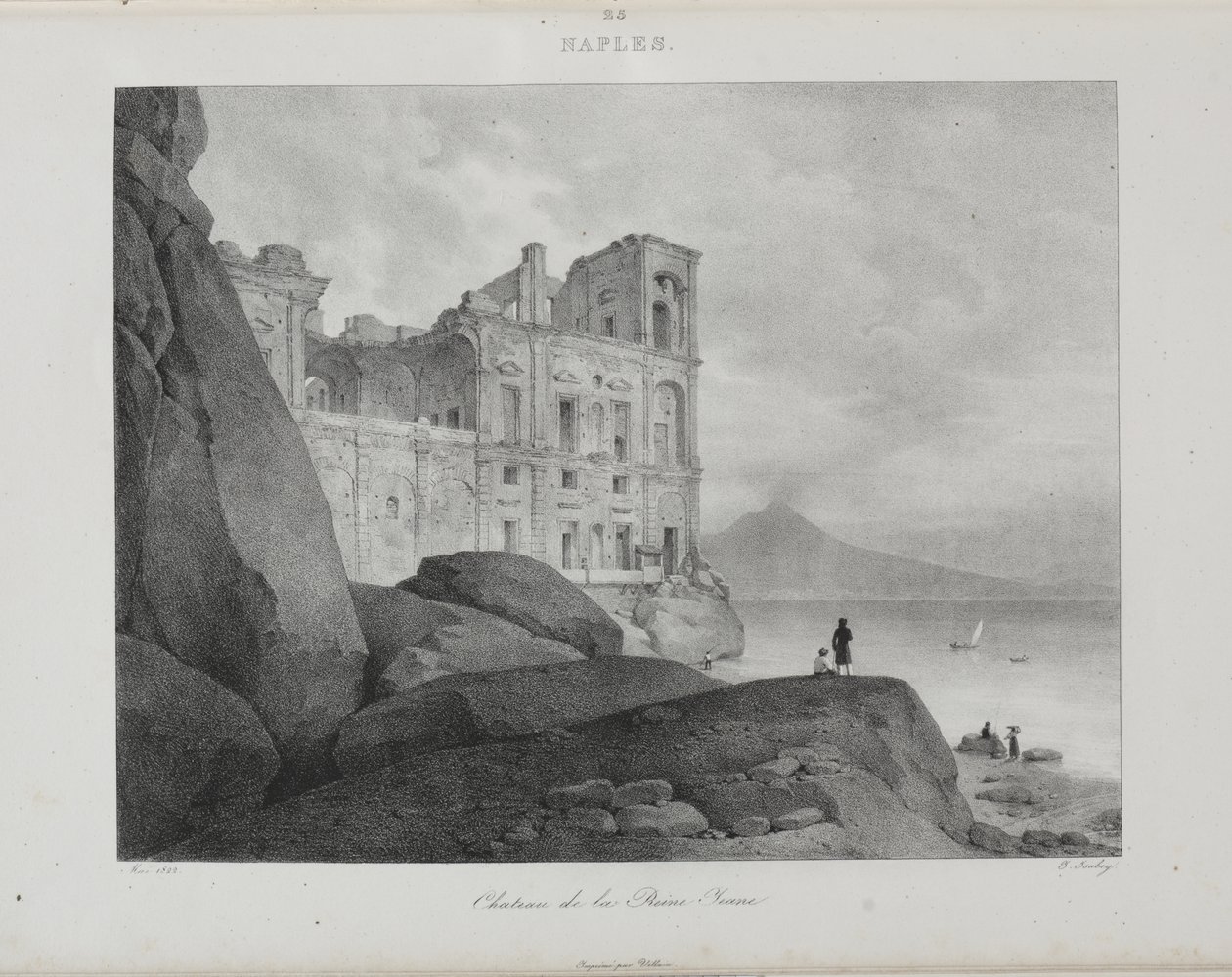 1822年のイタリア旅行 作： ジャン＝バティスト・イザベイ