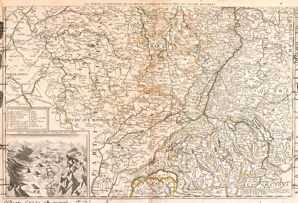 フランス（地方：Upper Normandy, Île-de-France, Champagne-Ardenne, Rhône-Alpes, Burgundy, Auvergne, Centre）、ベルギー（南ワロン地域圏）、ルクセンブルク、ドイツ（ラインラント＝プファルツ州、ザールラント州、バーデン＝ヴュルテンベルク州）、スイス（州：トゥルガウ州、アッペンツェル州 作： ジャン・バプティスト・ノーリン