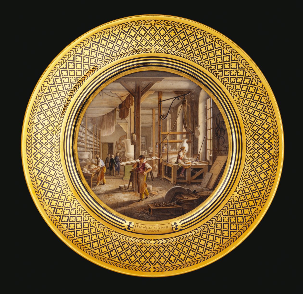 セーブルの磁器、1820-1835年頃（磁器 作： ジャン・チャールズ・デベリー