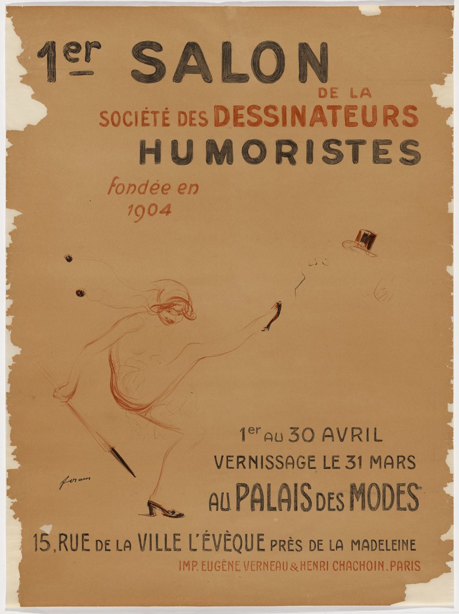 1er Salon des Humoristes, Palais des Modes 作： ジャン・ルイ・フォラン