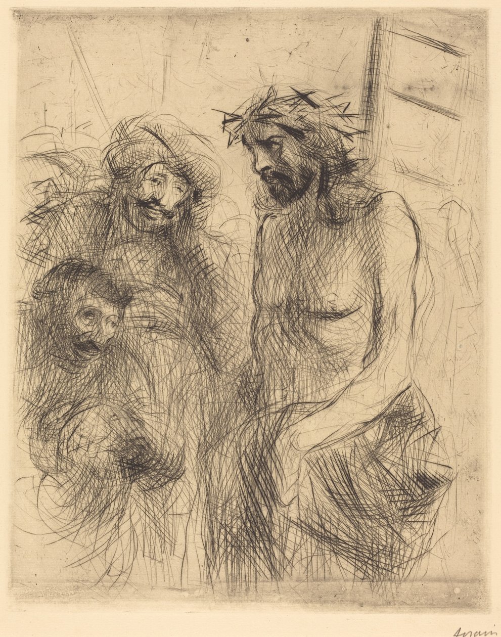 『キリストの侮辱』（Le Christ aux outrages） 作： ジャン・ルイ・フォラン