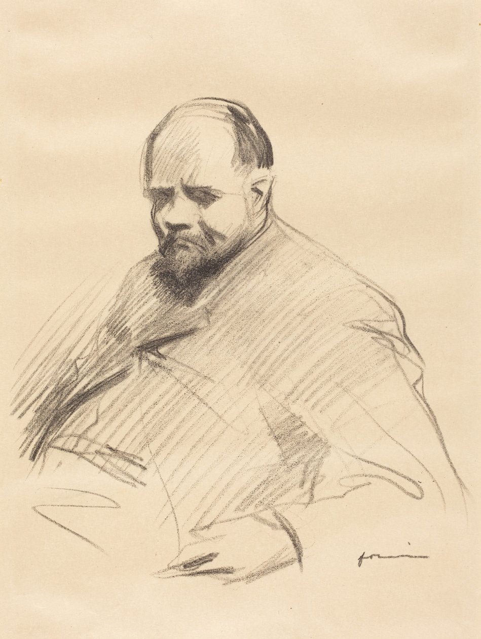 アンブロワーズ・ヴォラールの肖像（Portrait of Ambroise Vollard） 作： ジャン・ルイ・フォラン