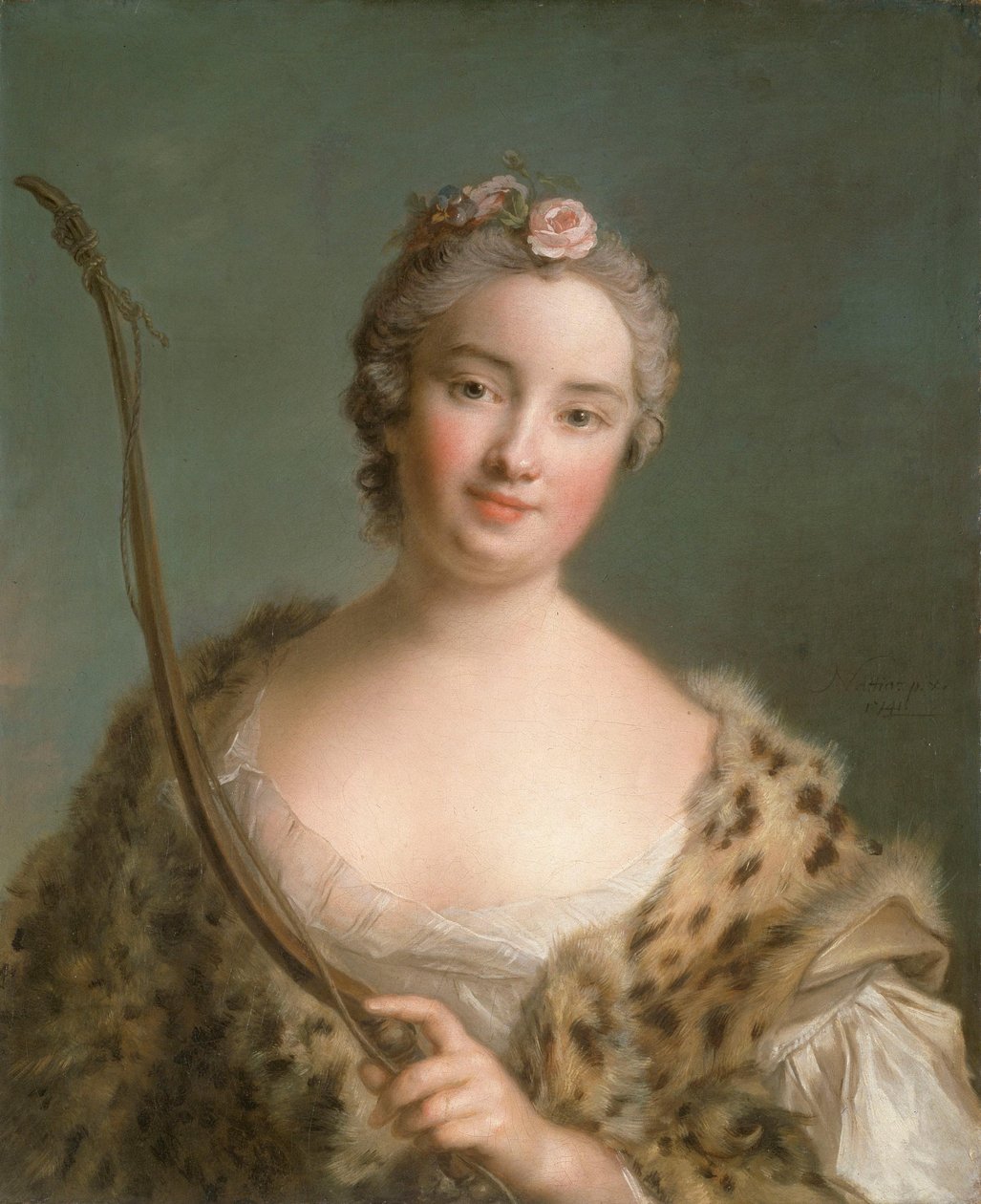 シャルロッタ・フレドリカ・スパーレ（1719-1795年）、後のフェルセン伯爵夫人 作： ジャン・マルク・ナティエ