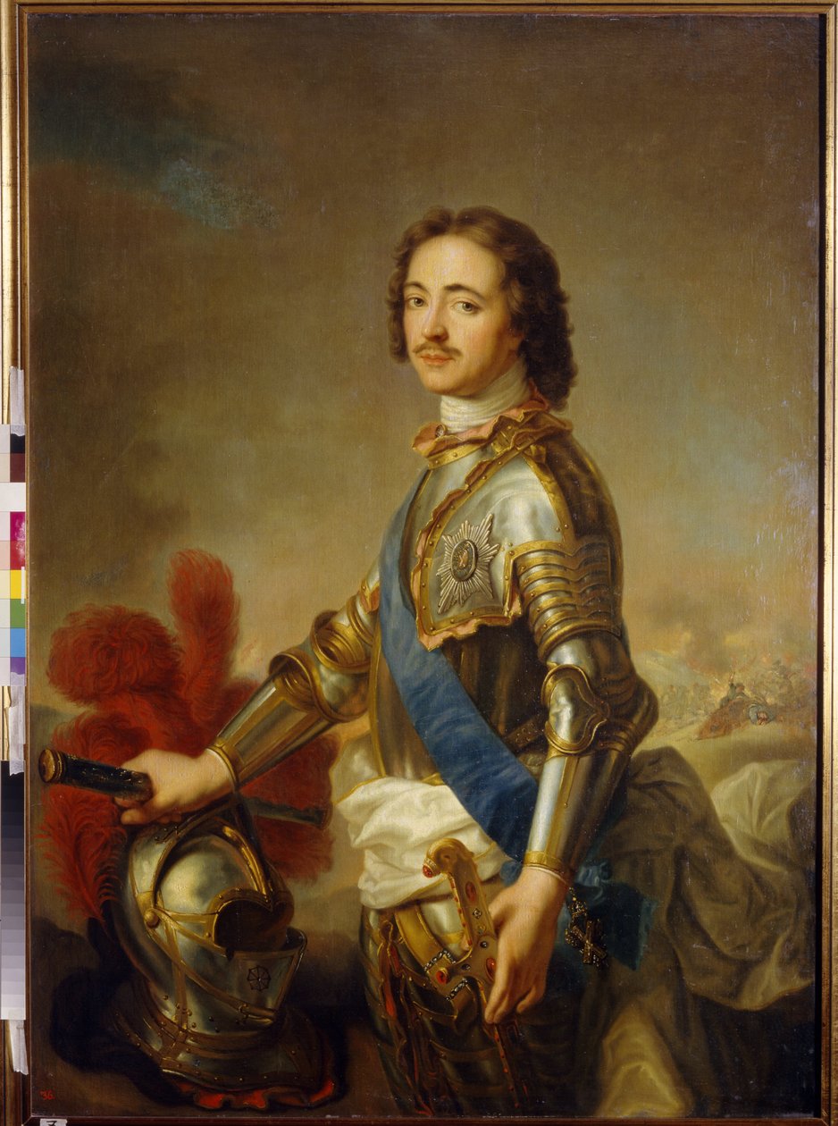 ピョートル 1 世 (1672-1725) ロシア皇帝の肖像