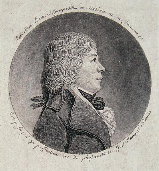 Sebastien Demar (1763-1832) Gilles-Louis Chretien (1754-1811) (エングレーヴィング)のエングレーヴィング。 作： ジャン（後）・フーケ