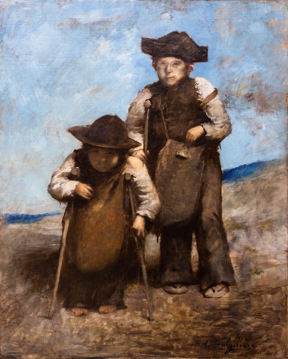 小人たち、スペイン土産、1880年（油彩・キャンバス） 作： ジャン・アレクサンドル・ジョセフ・ファルギエール