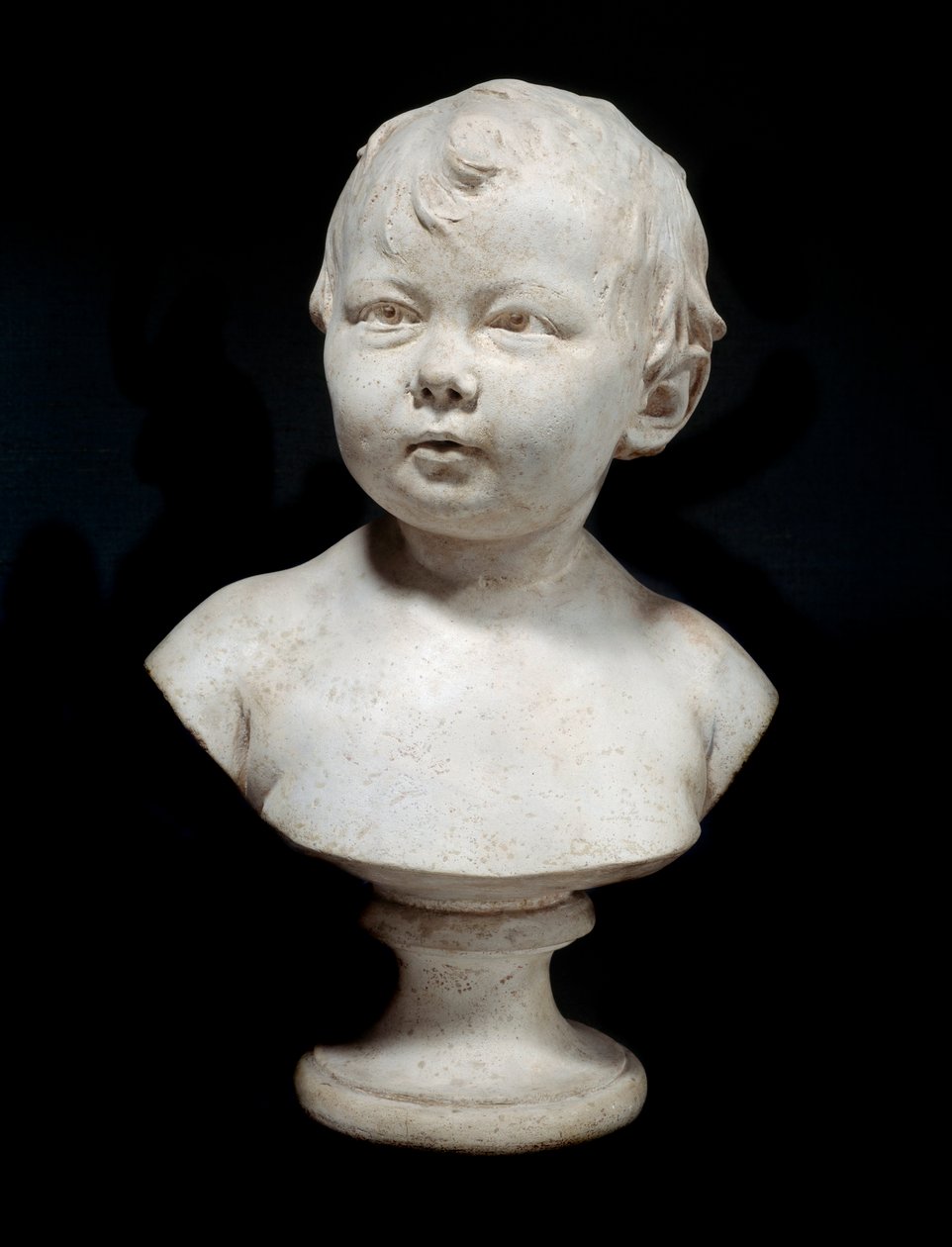 Sabine Houdon at the ten months Jean Antoine Houdon (1741-1828) による石膏の胸像 1788年 Paris, Musee du Louvre 作： ジャン・アントワーヌ・ウードン