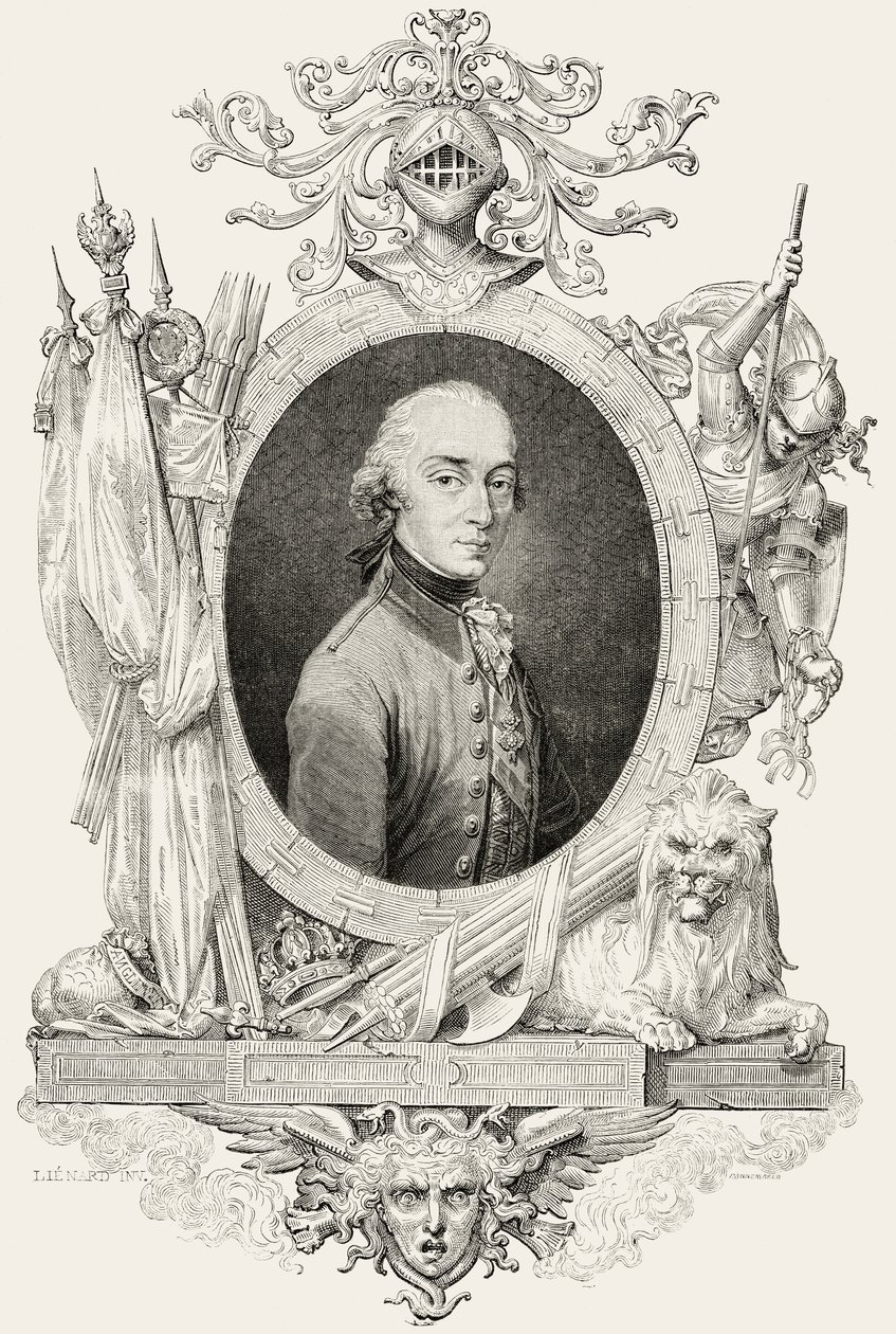 シャルル14世(1763-1844)：スウェーデン・ノルウェー王、ポンテ・コルボ公爵、パンネメーカー作(彫刻) 作： ジャン・バプティスト（後）リエナール