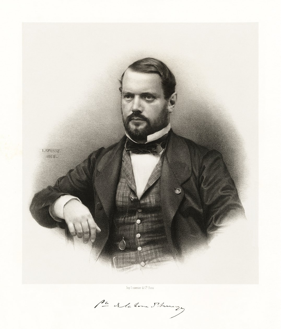 Godefroy Henry Bernard Alphonse La Tour DAuvergne、1865-66 作： ジャン・バプティスト・アドルフ・ラフォッセ