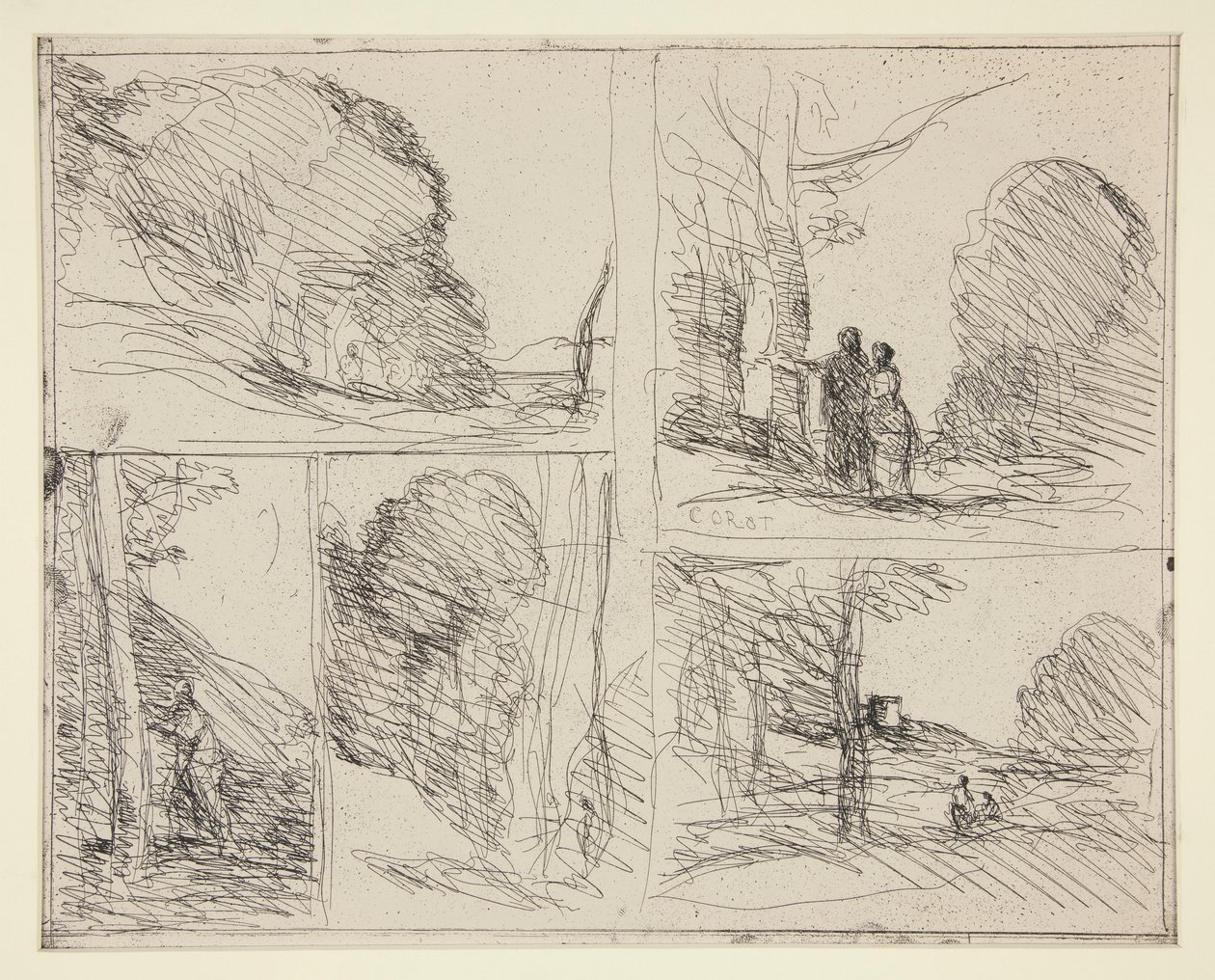 5 つのスケッチ: 1. Le Jardin de P?ricl?s (The Garden of Pericles) 2. L 作： ジャン・バプティスト・カミーユ・コロー