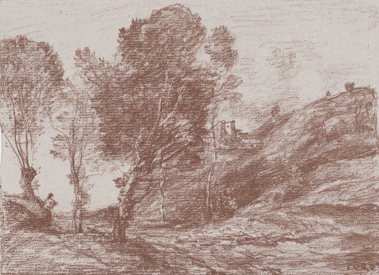 Souvenir of Italy, 1871年。 作： ジャン・バプティスト・カミーユ・コロー