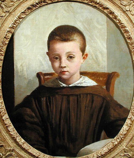 M.エドゥアール・ドラランの息子 1845-50年頃 （油彩・キャンバス） 作： ジャン・バプティスト・カミーユ・コロー