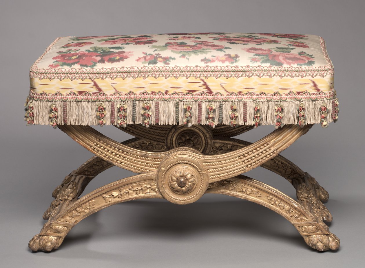 スツール、1786-1787 作： ジャン・バプティスト・クロード・セネ