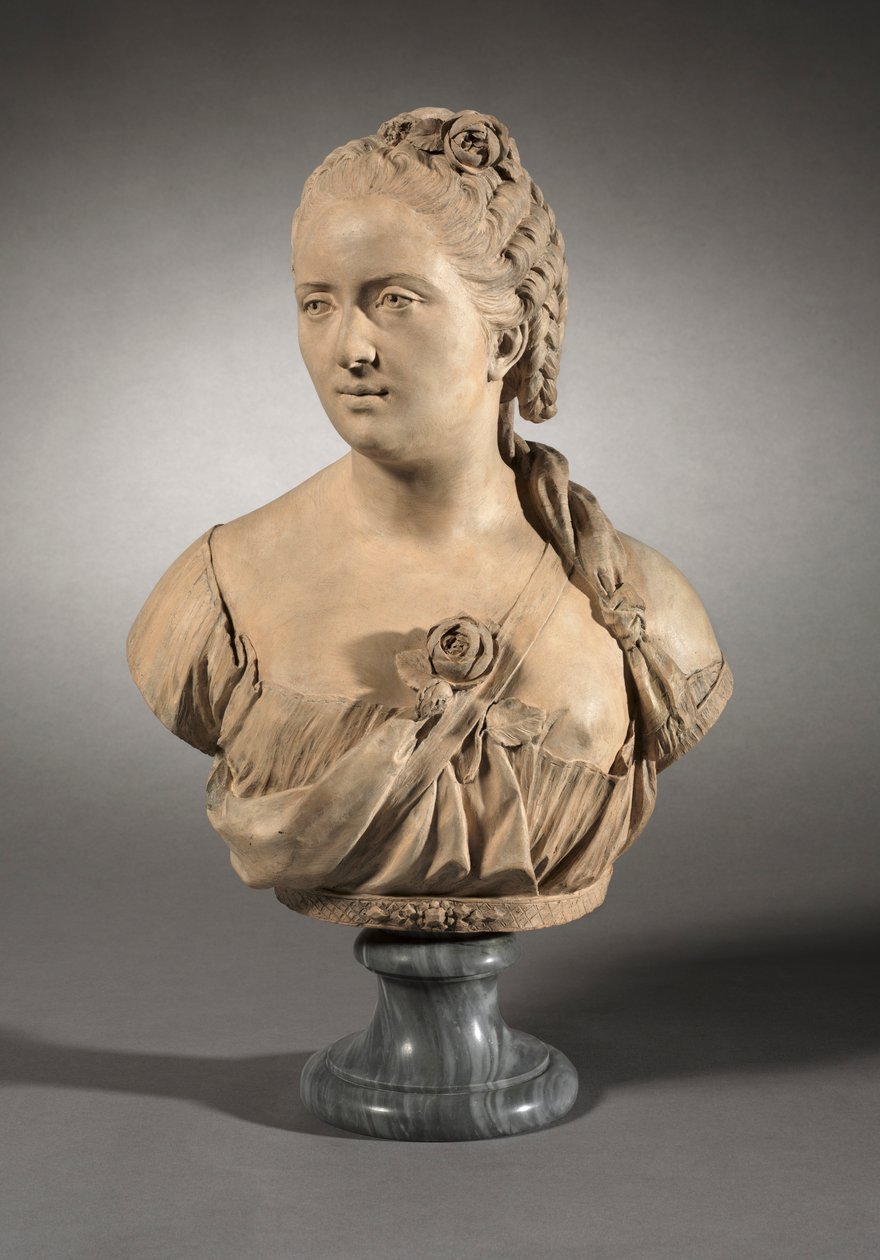 女性の肖像、1759。 作： ジャン・バプティスト・デフェルネックス