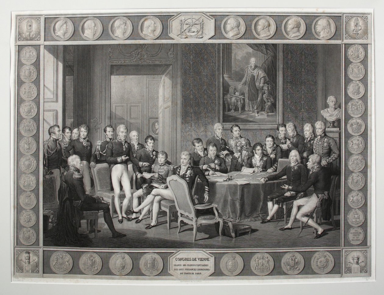 1815年のウィーン議会 作： ジャン＝バティスト・イザベイ