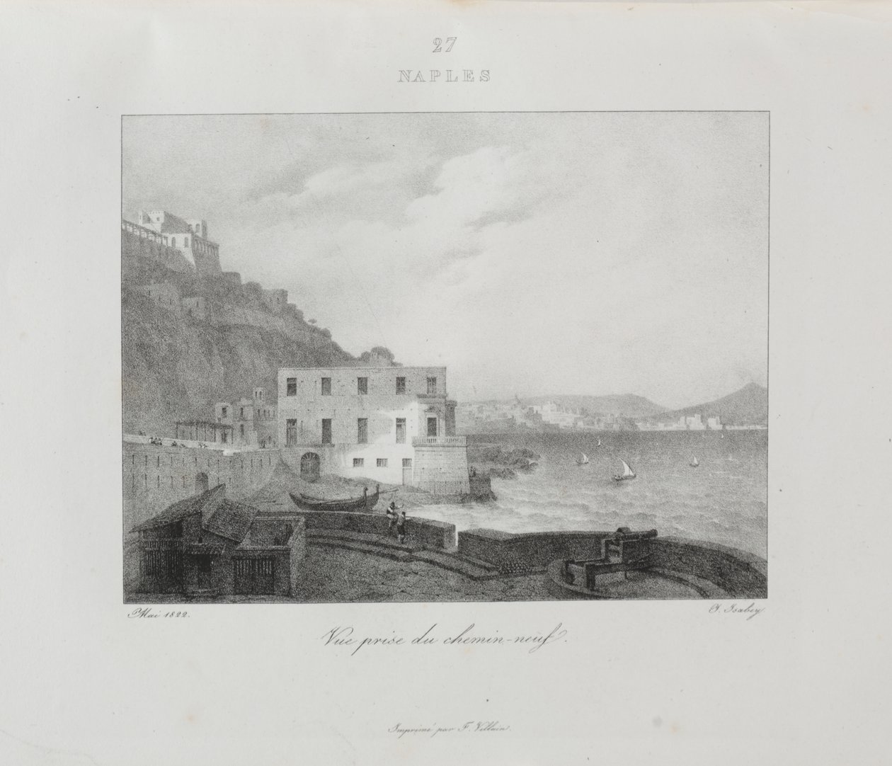 1822年のイタリア旅行 作： ジャン＝バティスト・イザベイ