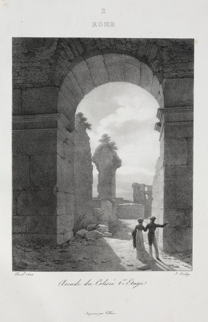 1822年のイタリア旅行 作： ジャン＝バティスト・イザベイ