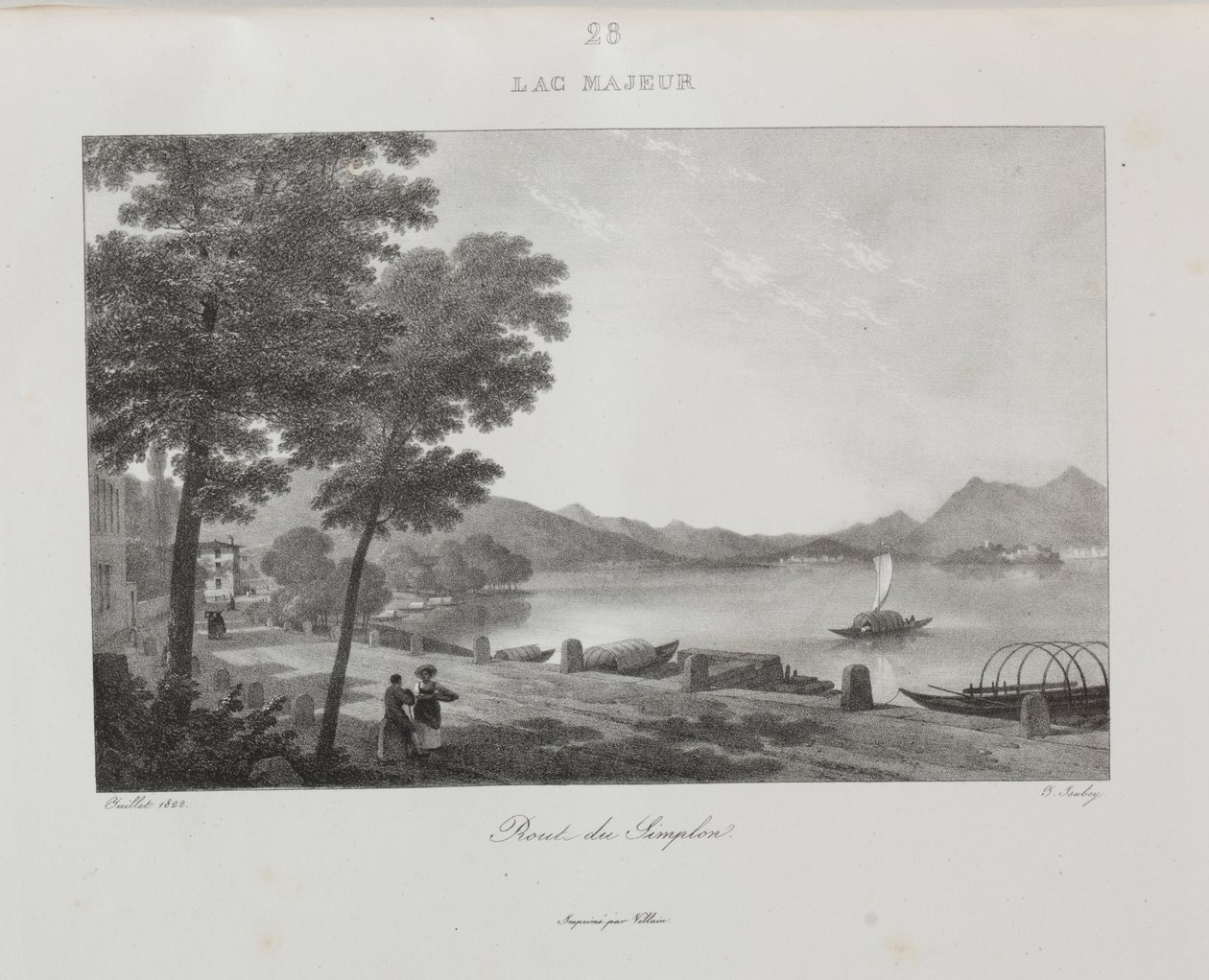 1822年のイタリア旅行 作： ジャン＝バティスト・イザベイ