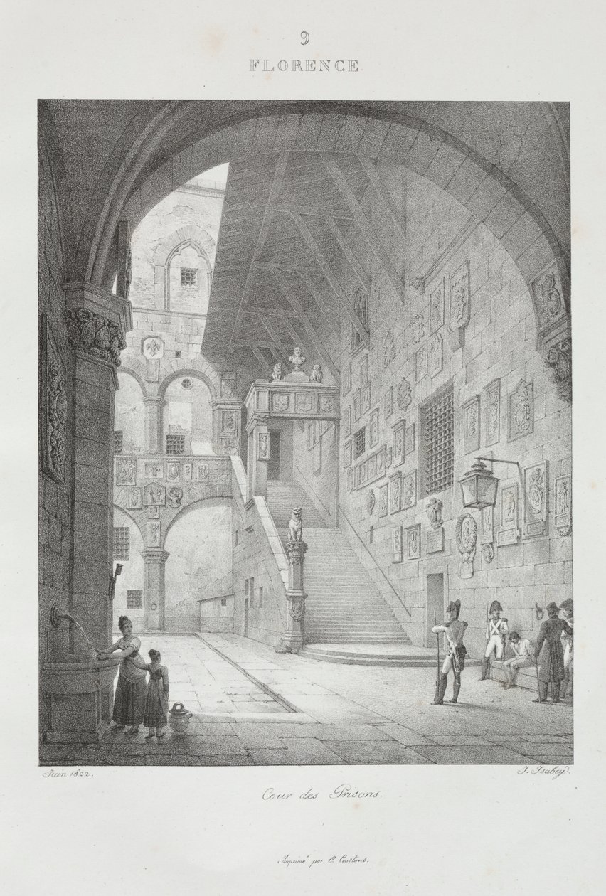 1822年のイタリア旅行 作： ジャン＝バティスト・イザベイ