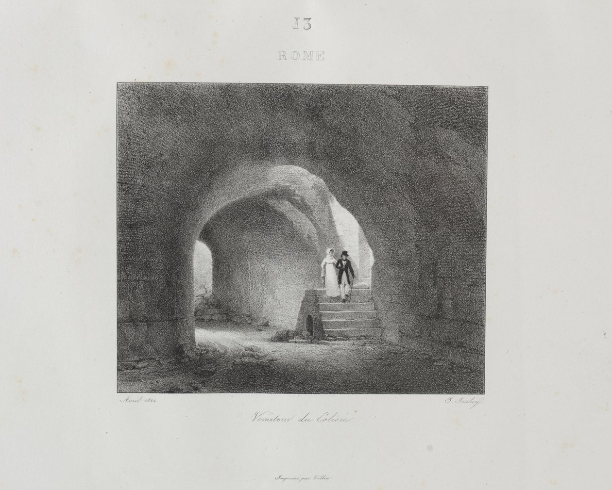1822年のイタリア旅行 作： ジャン＝バティスト・イザベイ