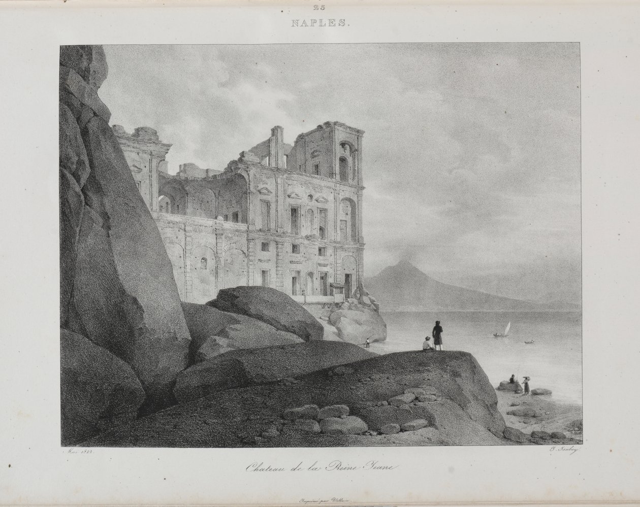 1822年のイタリア旅行 作： ジャン＝バティスト・イザベイ