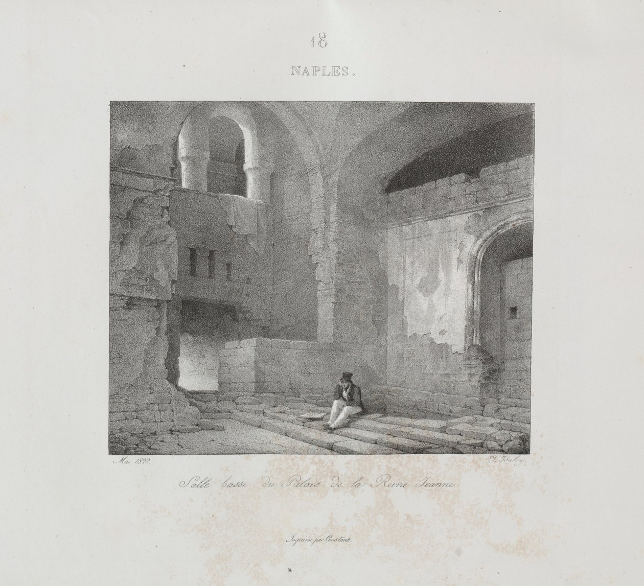 1822年、1833年のイタリア旅行。 作： ジャン＝バティスト・イザベイ