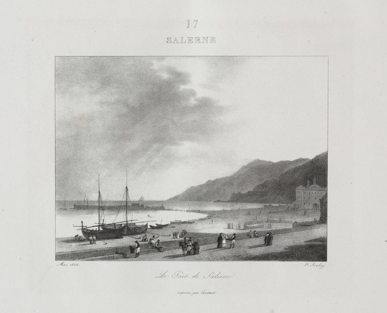 1822年、1833年のイタリア旅行。 作： ジャン＝バティスト・イザベイ