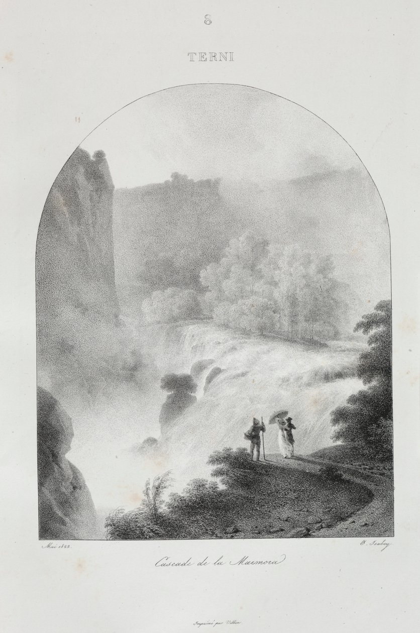 1822年、1833年のイタリア旅行。 作： ジャン＝バティスト・イザベイ