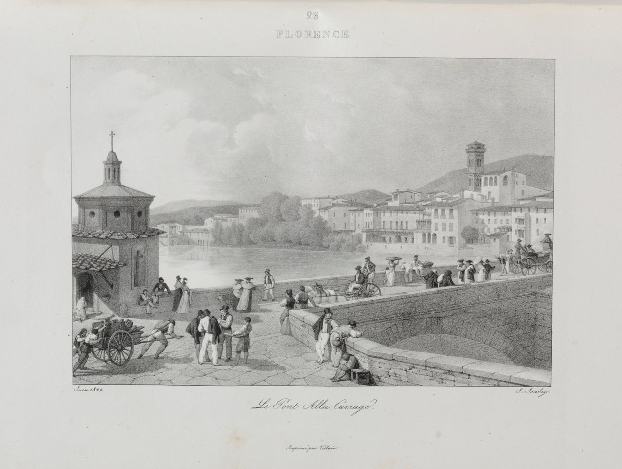 1822年、1833年のイタリア旅行。 作： ジャン＝バティスト・イザベイ