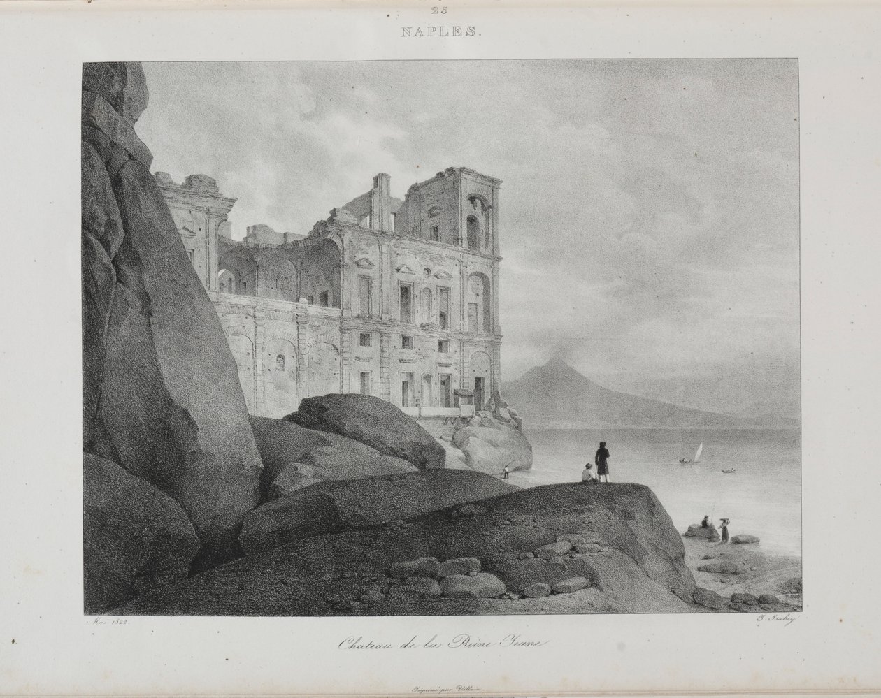 1822年、1833年のイタリア旅行。 作： ジャン＝バティスト・イザベイ
