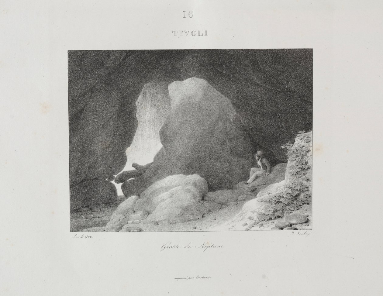 1822年、1833年のイタリア旅行。 作： ジャン＝バティスト・イザベイ