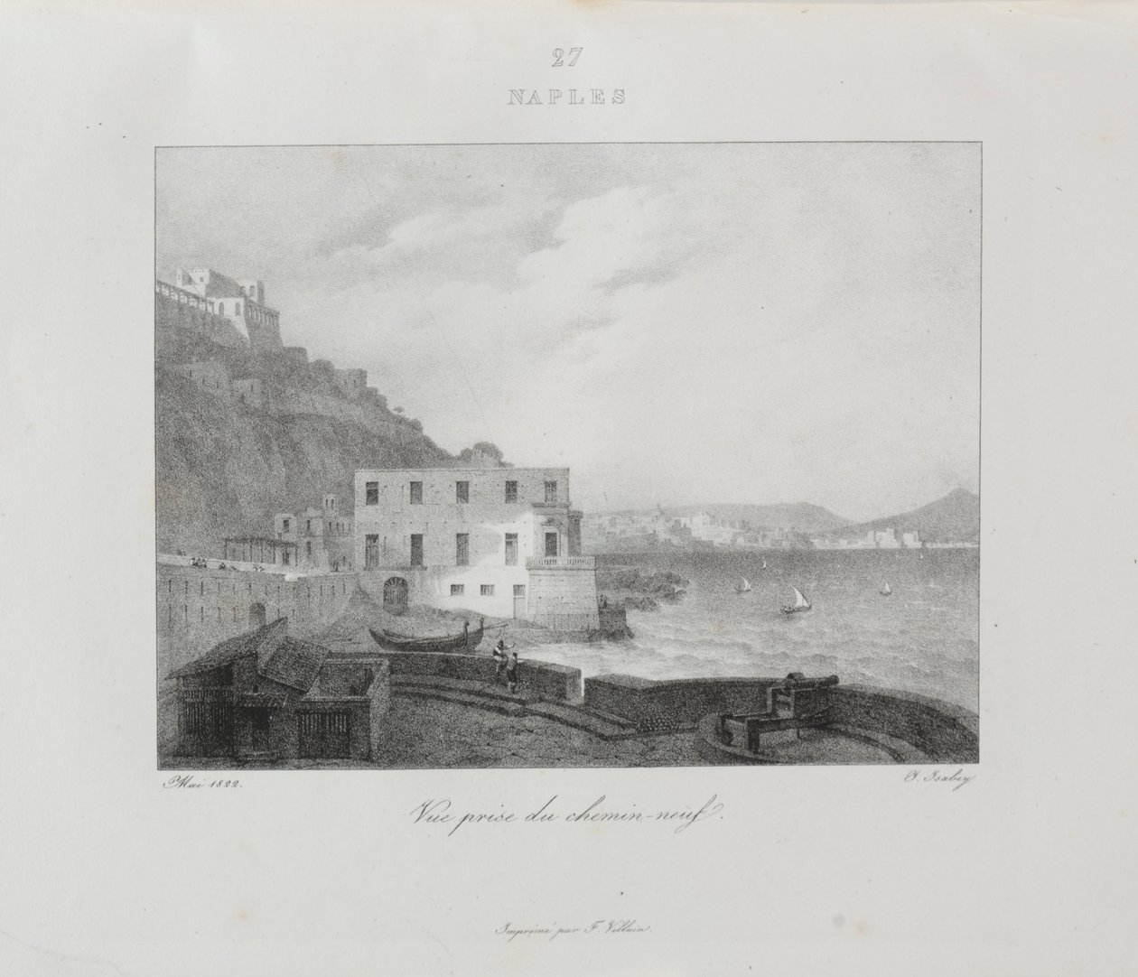 1822年、1833年のイタリア旅行。 作： ジャン＝バティスト・イザベイ