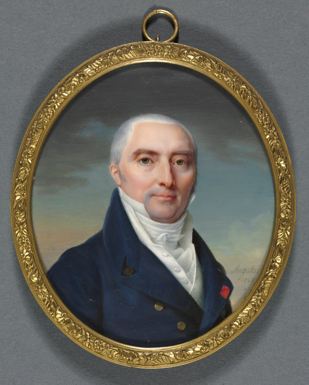 アントワーヌロイの肖像、1820年。 作： ジャン・バプティスト・ジャック・オーギュスタン