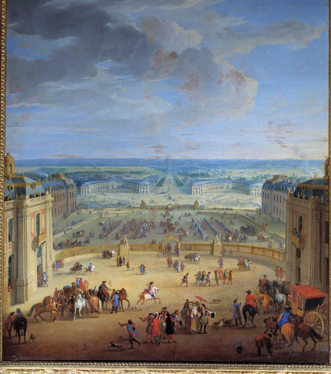 Die Ställe vom Schloss Versailles aus gesehen, Francoise d