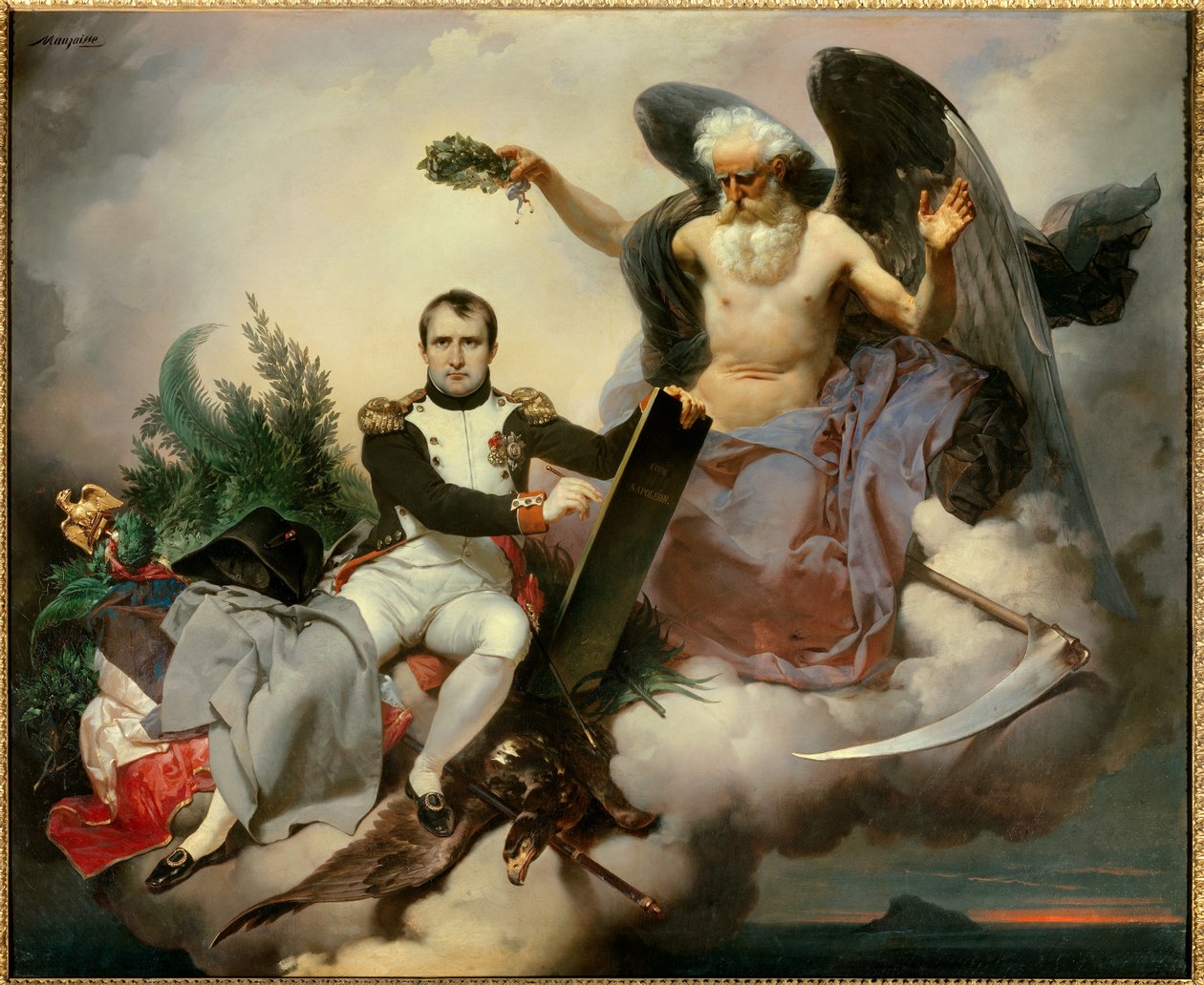 Napoleon I crowns by Time, writes the Civil Code L