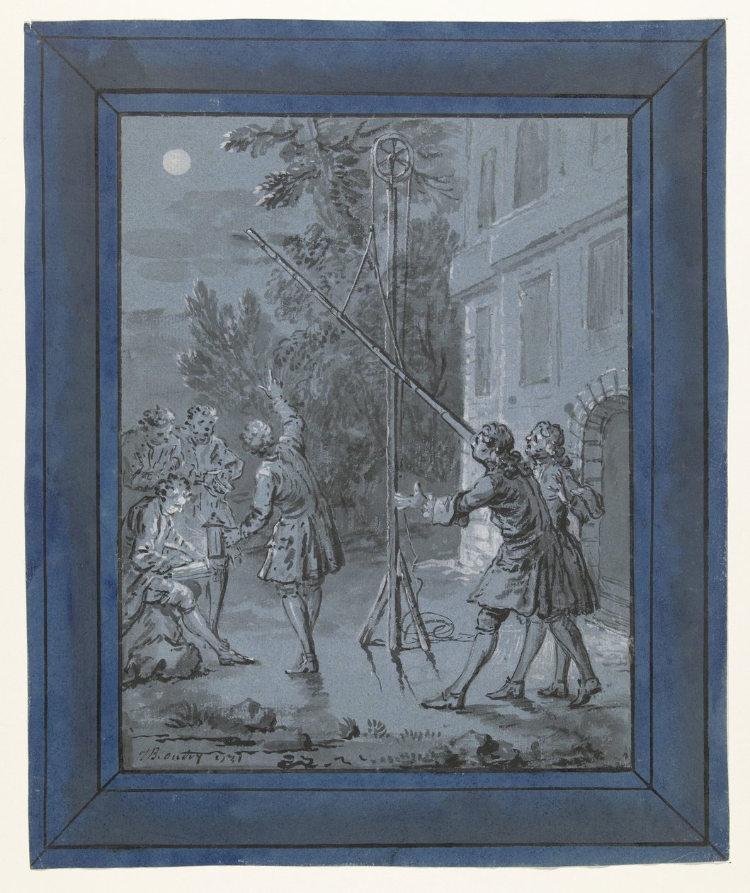 An Animal in the Moon / Un Animal dans la Lune ジャン・ド・ラ・フォンテーヌによる寓話の挿絵（連載タイトル） 作： ジャン・バプティスト・オードリー