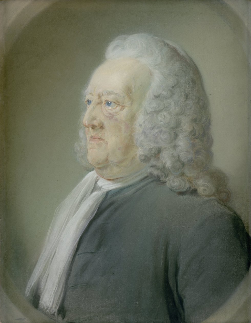 Arent van der Waeyen (1685-1767)。 アムステルダムの vroedschap の商人と評議会 作： ジャン・バプティスト・ペロノー