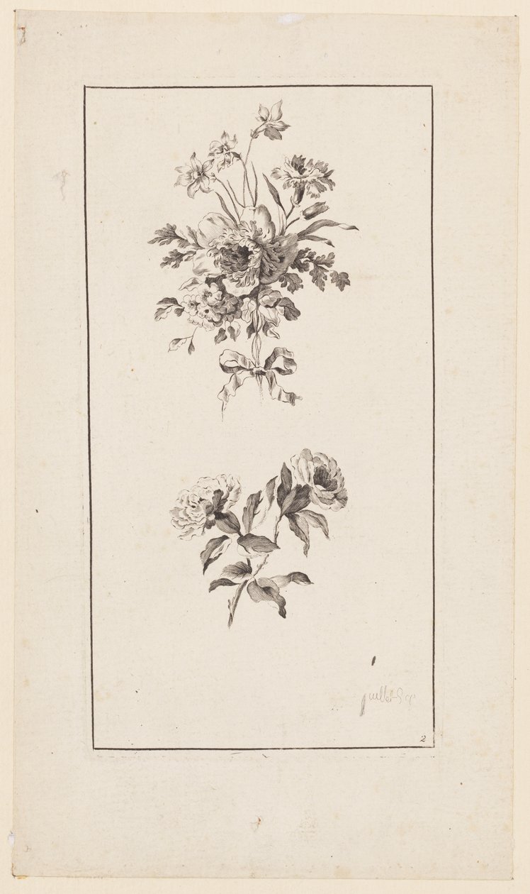 花の枝、「Divers Bouquets d
