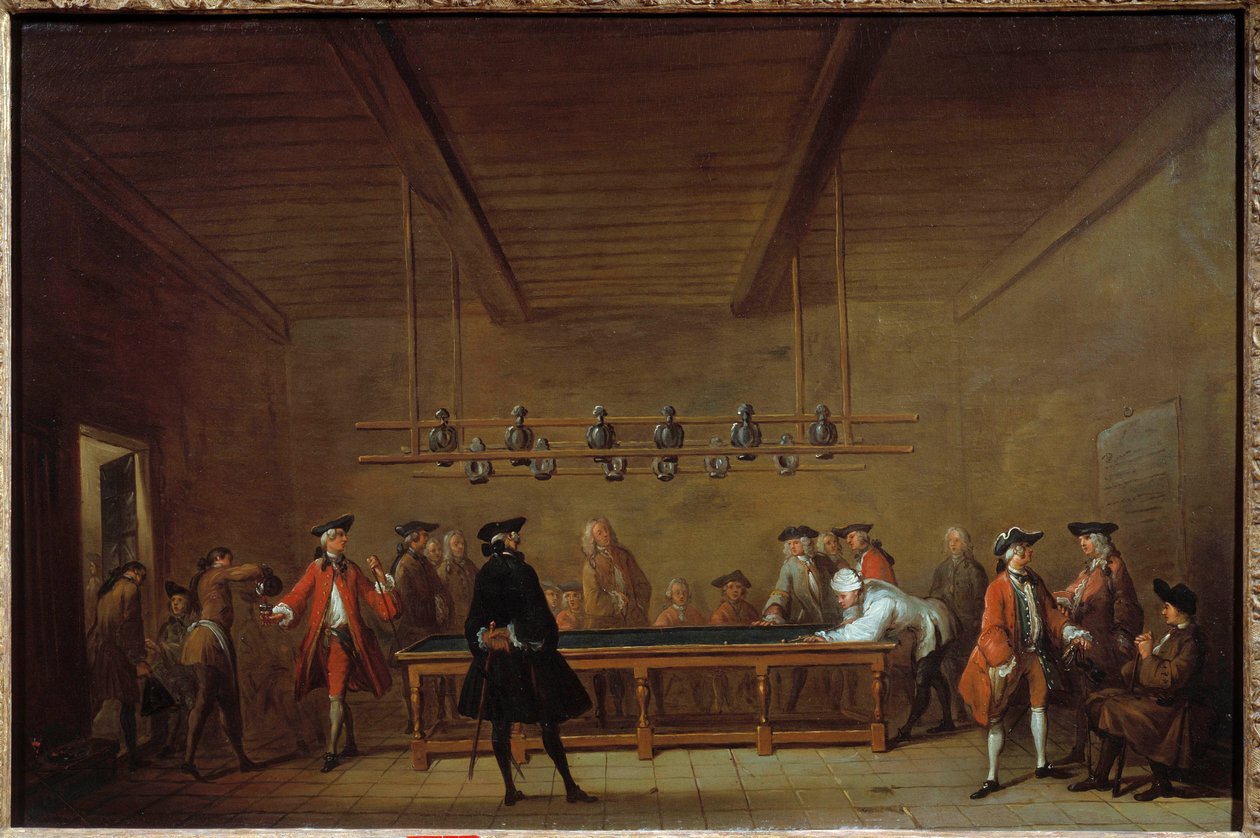 プール・パーティ ジャン・バティスト・シメオン・シャルダン（1699-1779）の絵画 1725年 日0.55x0.83 m パリ、カルナヴァレ美術館 作： ジャン・バプティスト・シメオン・シャルダン