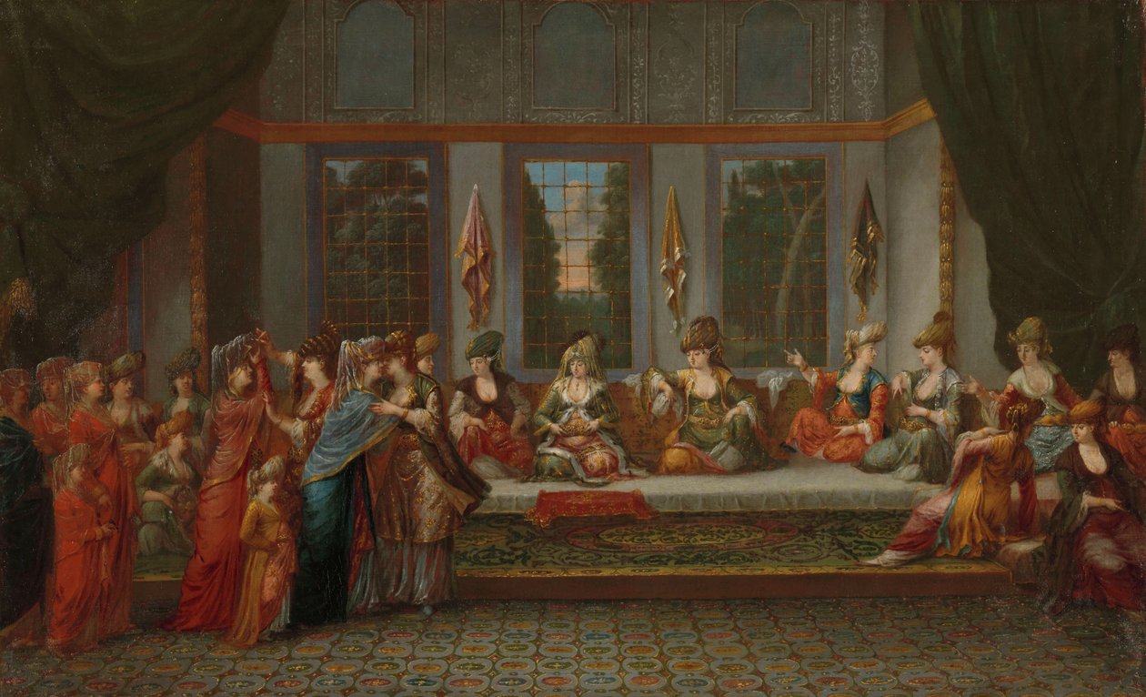 ギリシャの結婚式、c.1720-37 作： ジャン・バプティスト・ヴァンモア
