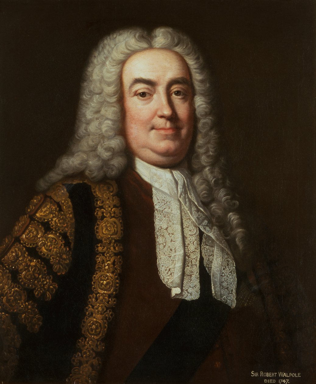 ロバート・ウォルポール卿の肖像、1740年頃（キャンバスに油彩） 作： Jean Baptiste van（スタジオ）Loo