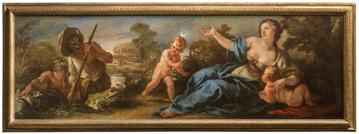 ラトナとリュキアの漁師たち」1715-16年頃（油彩・キャンバス 作： ジャン・バプティスト・ヴァン・ルー