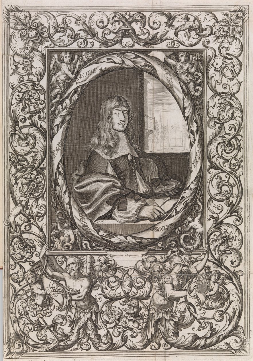 Diverses Pieces de Serruriers」、2ページ目の長方形、1663年頃。 作： ジャン・ベライン