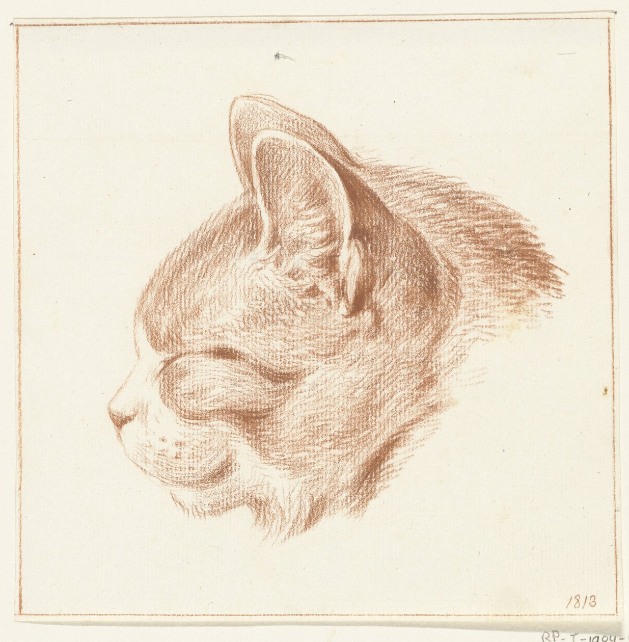 左に猫の頭 作： ジャン・バーナード