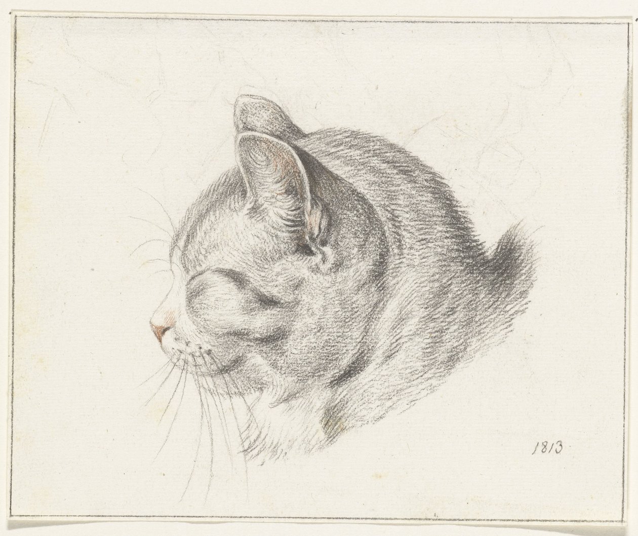 左に猫の頭 作： ジャン・バーナード