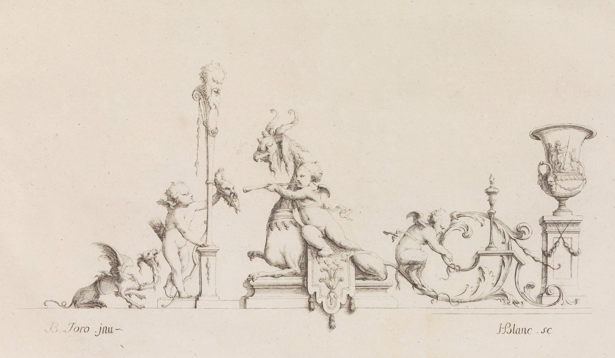 M. B. トロによって発明された多くの用途のためのデザイン, 1718 or after., 1718 or after. 作： ジャン・バーナード・トロ