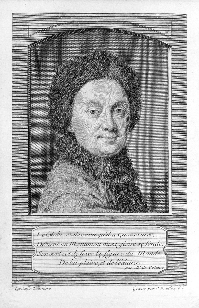 Pierre-Louis Moreau de Maupertuis、天文学者（1698 - 1759）。 作： ジャン・ダウレ